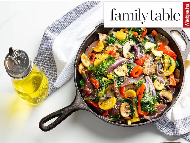 Quick Sautéed Mixed Vegetable Stir-Fry with Sesame