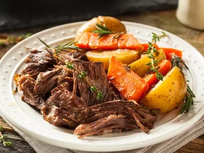 Slow Cooker Beef Brisket with Root Vegetables