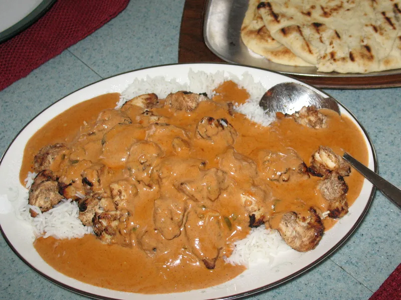 Grilled Chicken Tikka Masala with Creamy Tomato Sauce