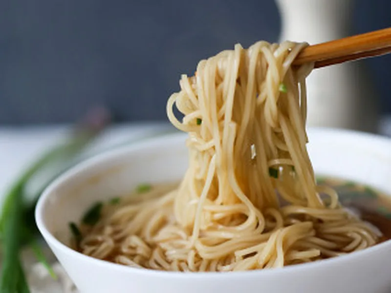 Yang Chun Noodles with Soy Sauce and Lard