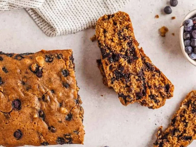 Air Fryer Blueberry Zucchini Bread Recipe - Moist Quick Bread