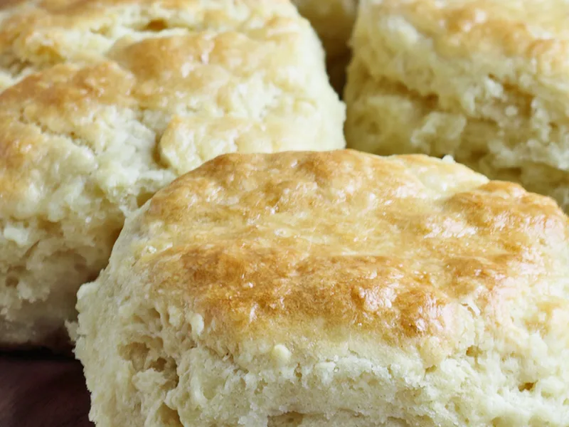 Southern Buttermilk Biscuits with Butter and Shortening