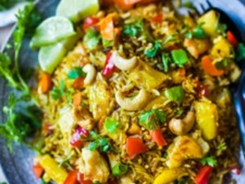 Thai Pineapple Fried Rice with Cashews