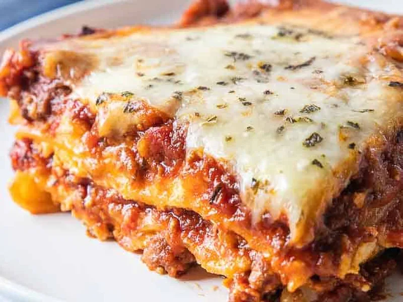 Gluten-Free Lasagna with Italian Sausage and Beef
