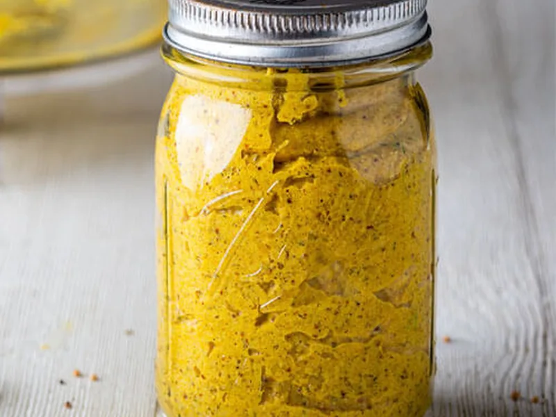 Lacto-Fermented Beer-Thyme Grainy Mustard Recipe