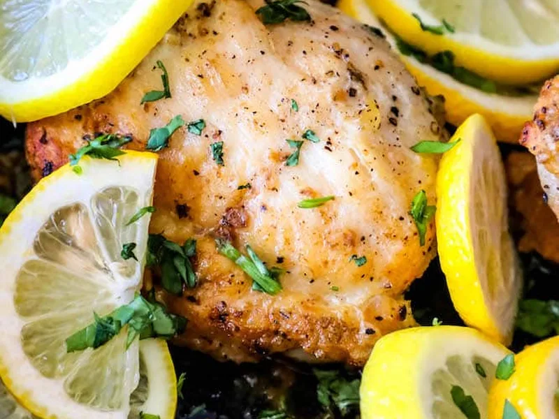 Easy Pan-Seared Lemon Chicken with Herbs