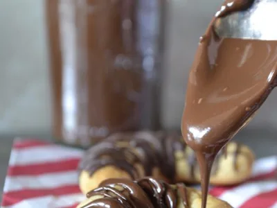 Orange Vanilla Crescent Cookies with Dark Chocolate