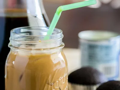 Cold-Brew Iced Coffee with Condensed Milk