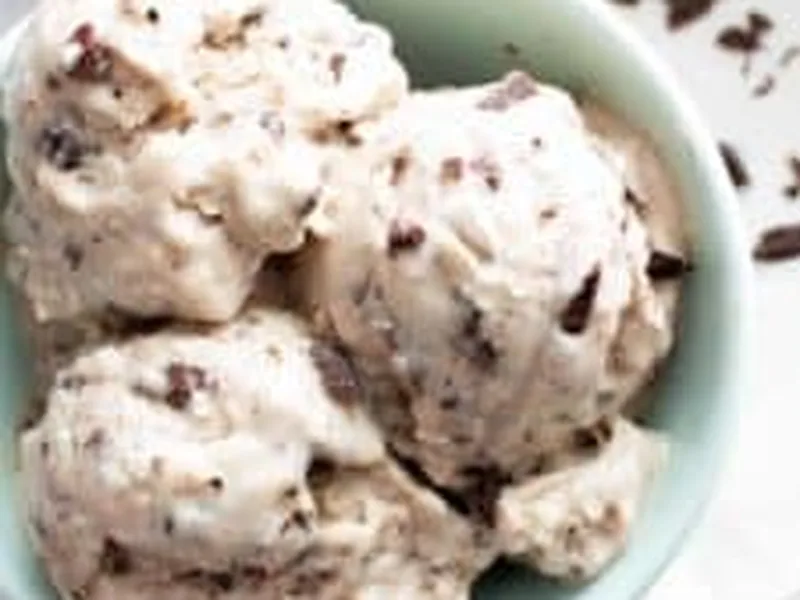 Coconut Chocolate Chip Banana Ice Cream - Creamy Frozen Dessert