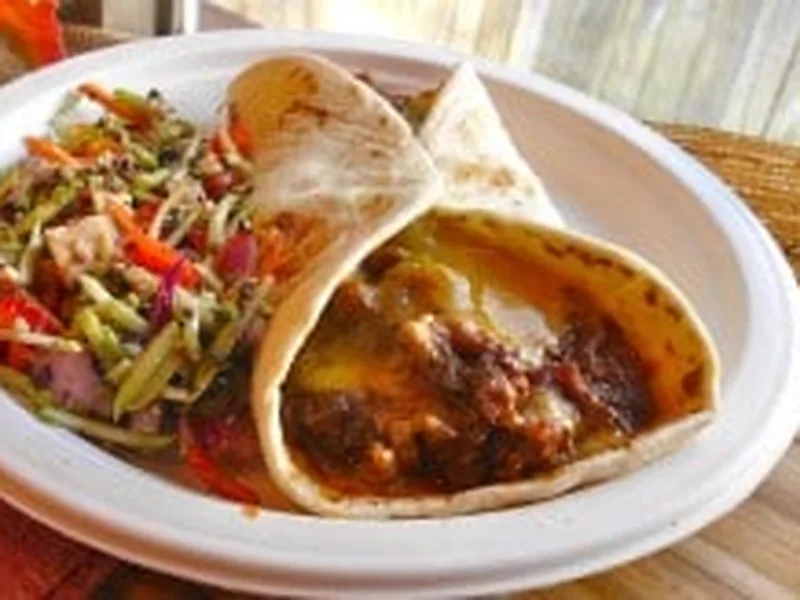 Cajun Sloppy Joe Burritos with Spicy Ground Beef and Cheese