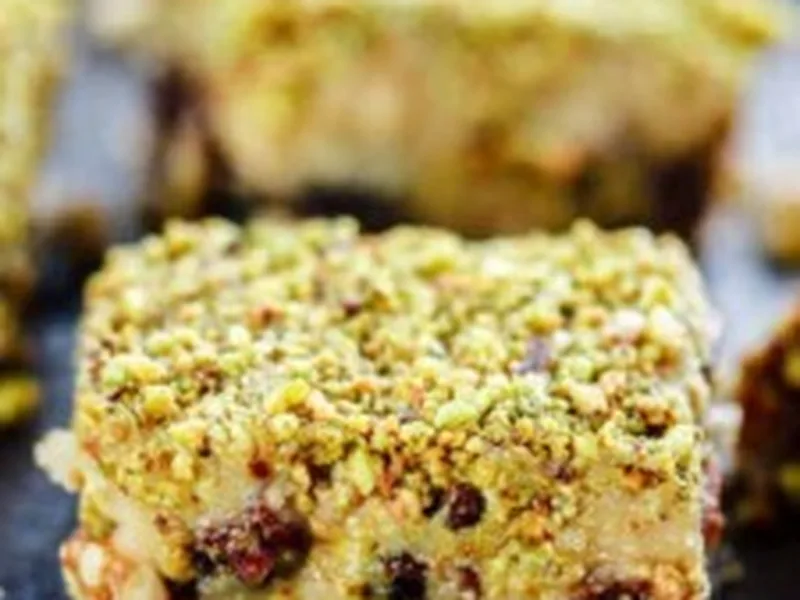 No Bake Date Walnut Bars with Honey Coconut Topping