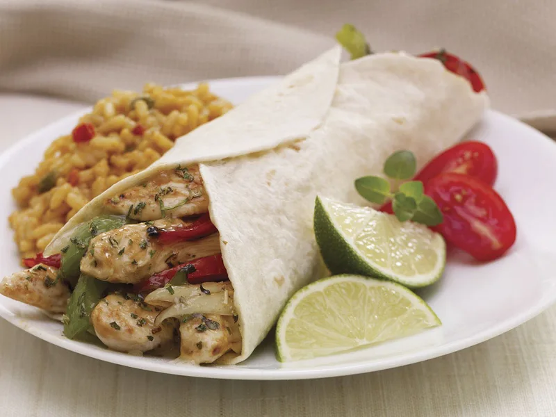 Southwest Garlic-Lime Chicken Fajitas