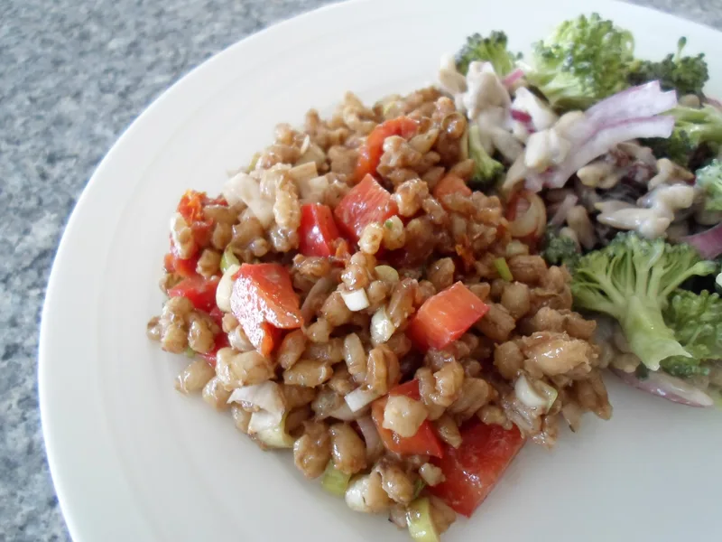 Chilled Mediterranean Barley Salad with Feta