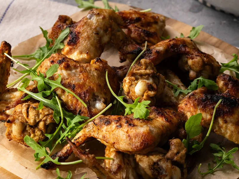 Broiled Spicy Cumin Chicken Wings