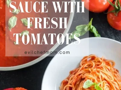 Fresh Tomato Sauce with Garlic and Basil