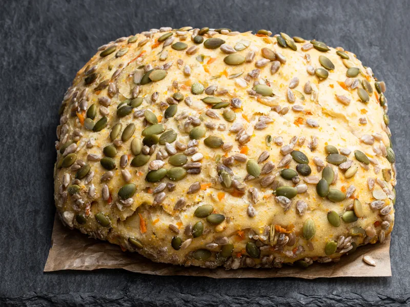 Paleo Vegan Seed Bread with Psyllium Husk