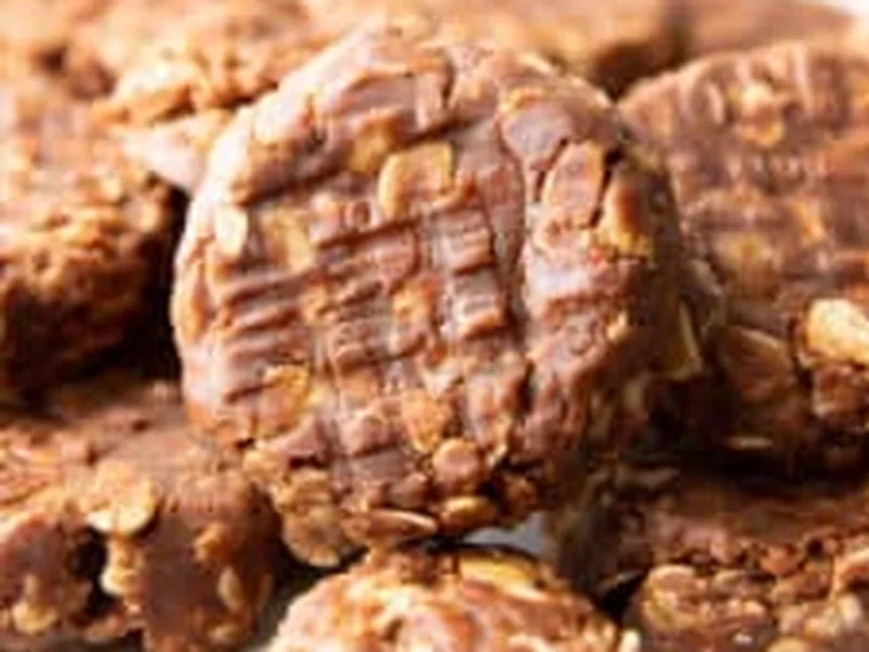 No Bake Chocolate Oat Cookies with Nut Butter