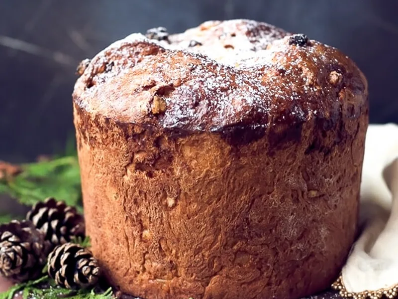 Easy Homemade Italian Christmas Panettone with Citrus and Raisins