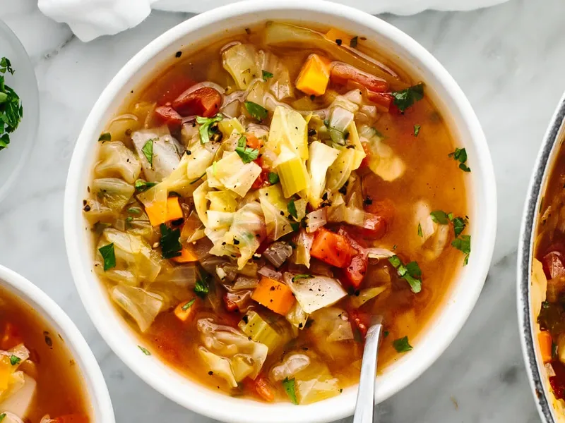 Best Vegetable Cabbage Soup Recipe with Fresh Herbs