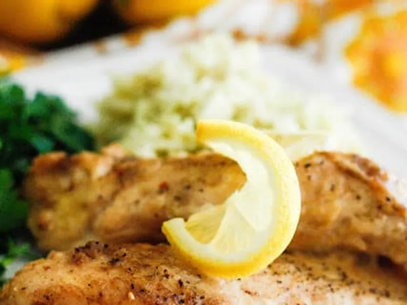 Slow Cooker Lemon Pepper Chicken with Italian Seasoning