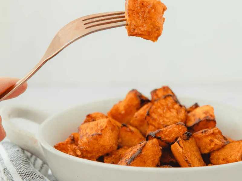 Mexican Spiced Air Fryer Sweet Potatoes with Chili and Lime
