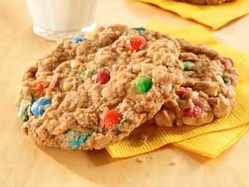 Candy Peanut Jumble Cookies with Oats