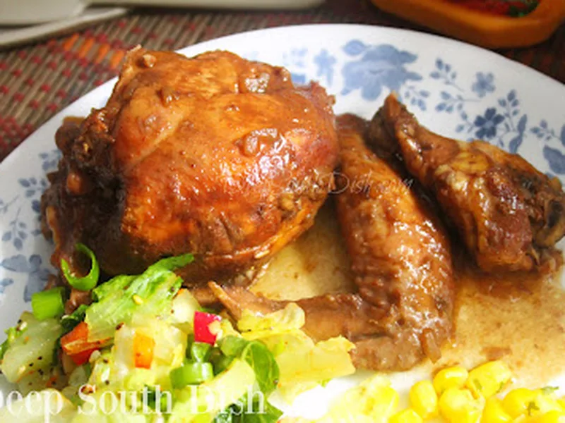 Slow Cooker Pomegranate Cranberry Chicken