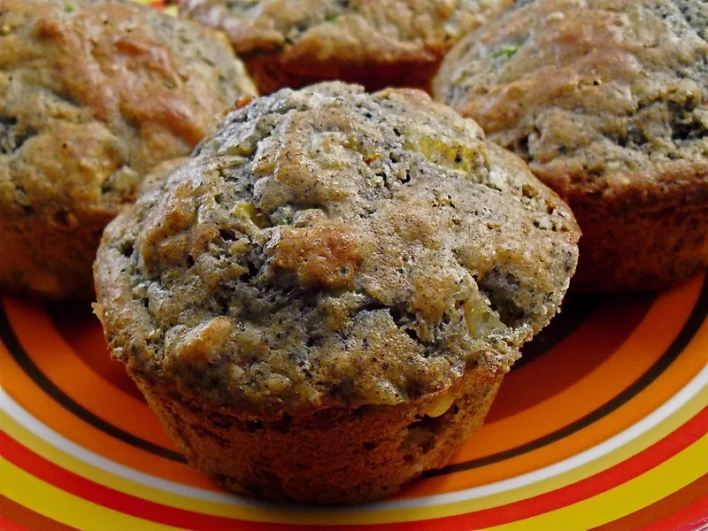 Gluten Free Blue Corn Muffins with Jalapeño