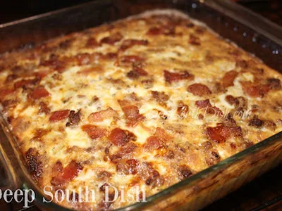 Speedy Sausage Hash Brown Breakfast Casserole