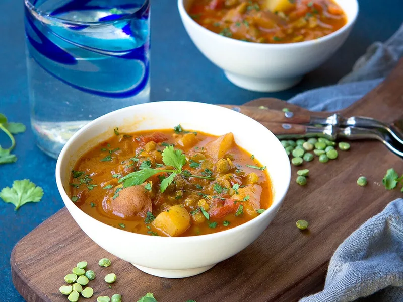 Southwestern Instant Pot Split Pea Soup
