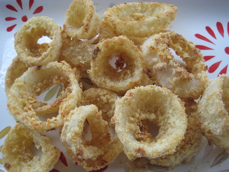 Crispy Oven Fried Onion Rings