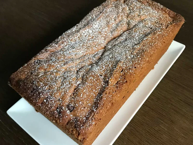 Orange Supreme Cake Mix Pound Cake with Chocolate Chips