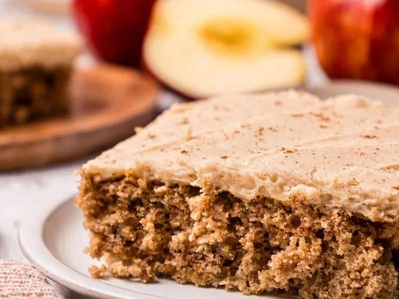 Easy Apple Cake With Cinnamon Buttercream