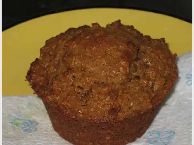 Sour Cream Bran Muffins with Molasses and Spices