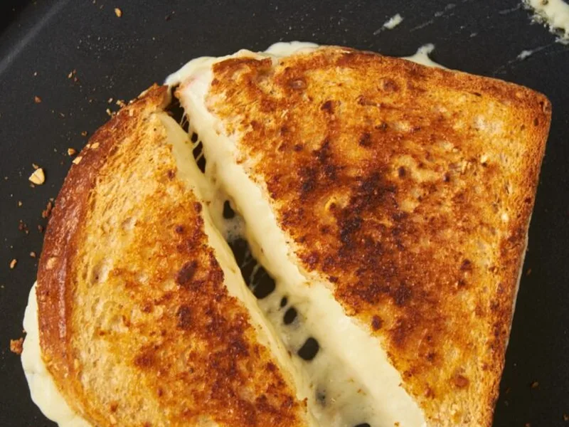 Starbucks-Style Parmesan Butter Grilled Cheese Sandwich