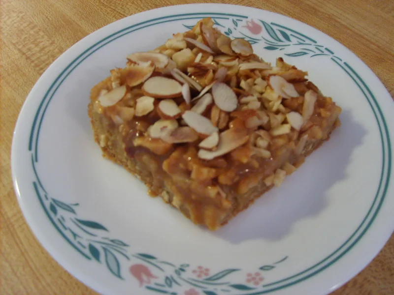 Southern Caramel Apple Bars with Pecans