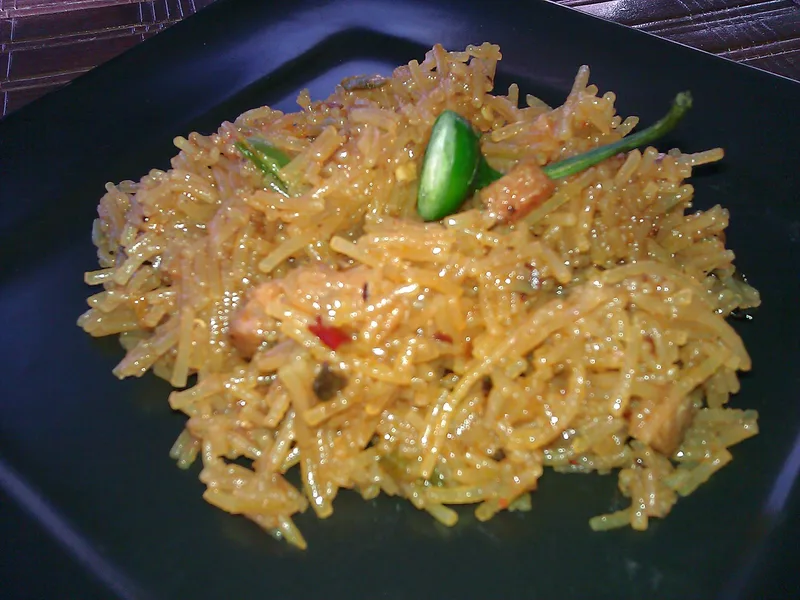 Sichuan Pork and Bean Thread Stir-Fry