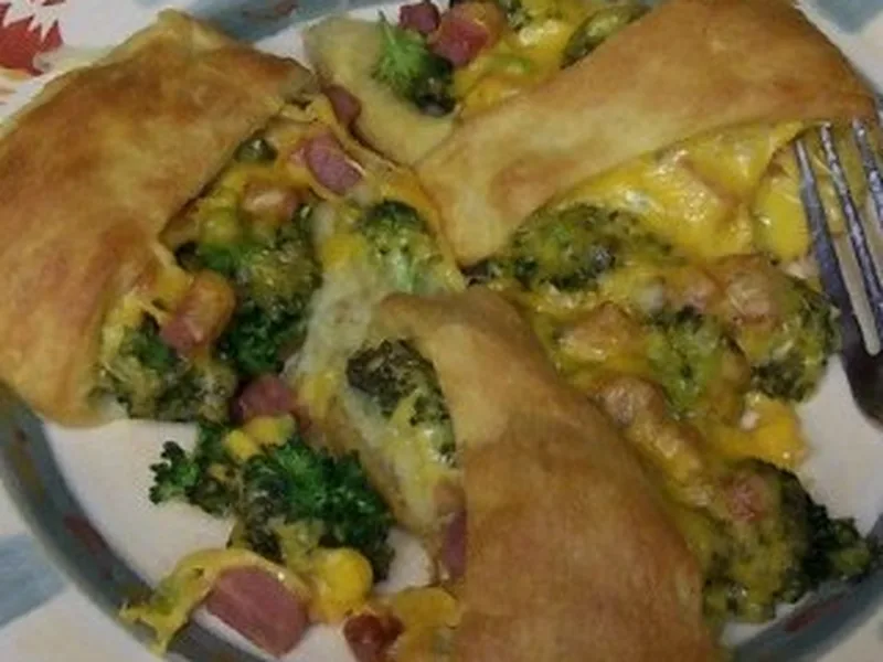 Spam Broccoli Cheese Crescent Wreath