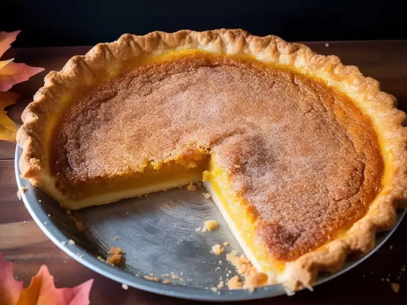 Brown Butter Chess Pie - Classic Southern Custard Dessert