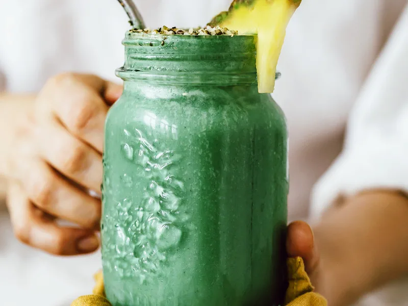 Tropical Green Superfood Smoothie with Baobab