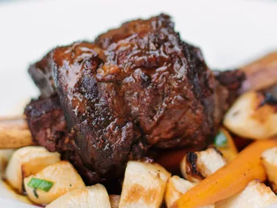 Five-Spice Braised Beef Short Ribs with Asian-Inspired Sauce