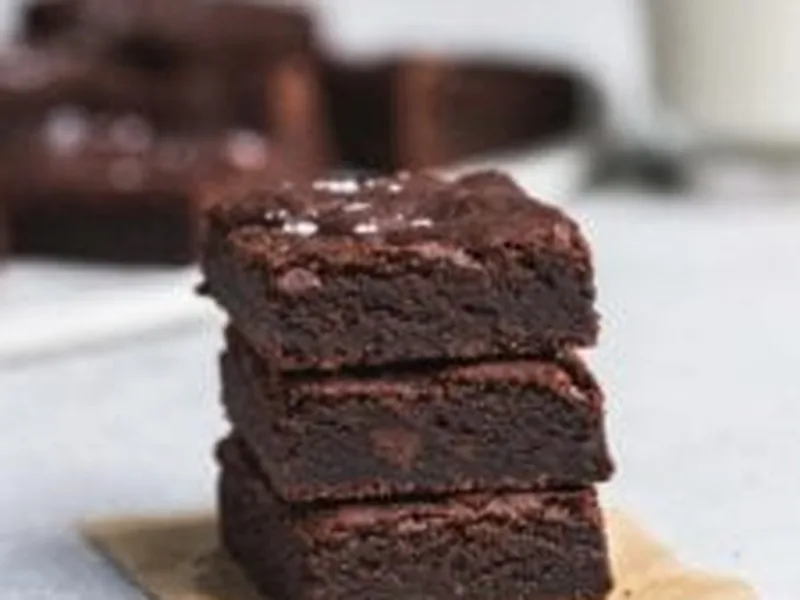 Fudgy Vegan Brownies with Dutch Process Cocoa
