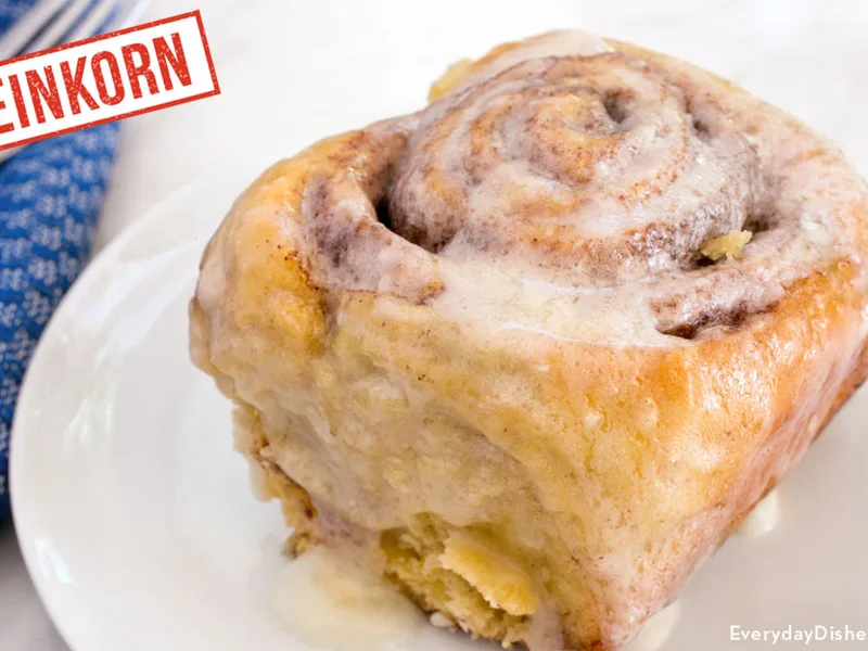 Einkorn Cinnamon Rolls with Overnight Fermented Dough