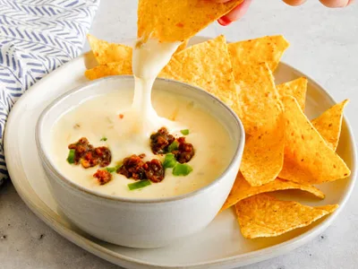 Microwave Queso Blanco with Habanero Jack