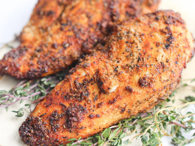 Air Fryer Herb-Spiced Chicken Breast