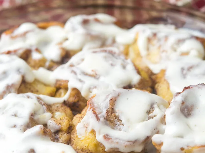 Keto Fathead Cinnamon Rolls with Mozzarella and Coconut Flour