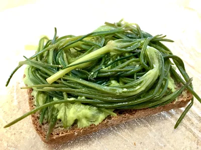 Gluten-Free Avocado Toast with Sauteed Greens