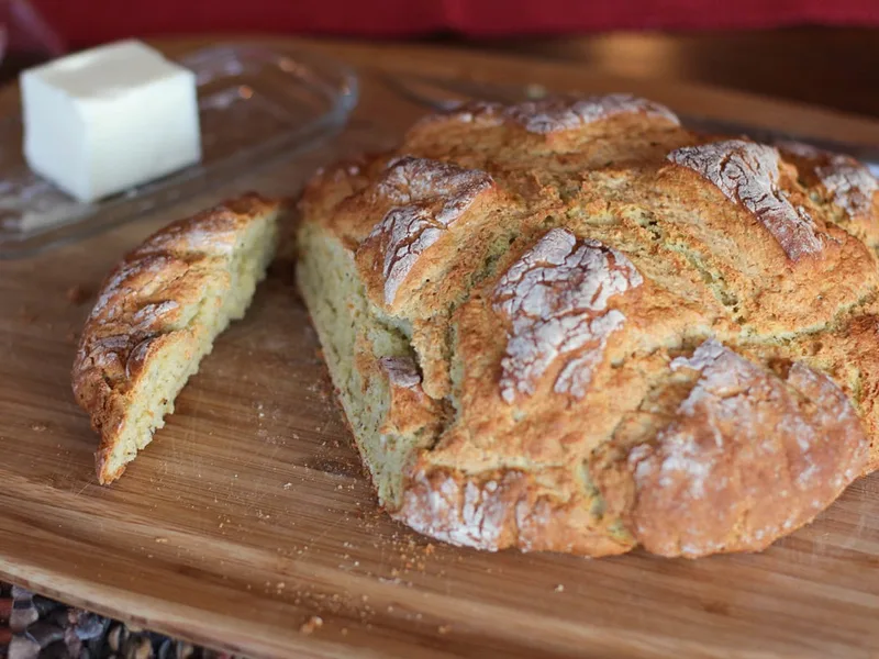 Gluten-Free Cheese and Herb Irish Soda Bread