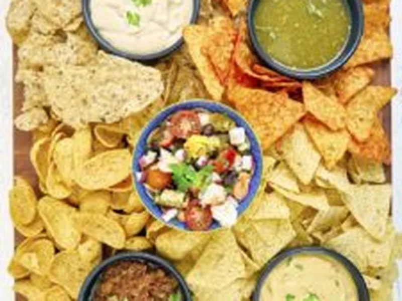 Chips and Dips Grazing Board for Crowds
