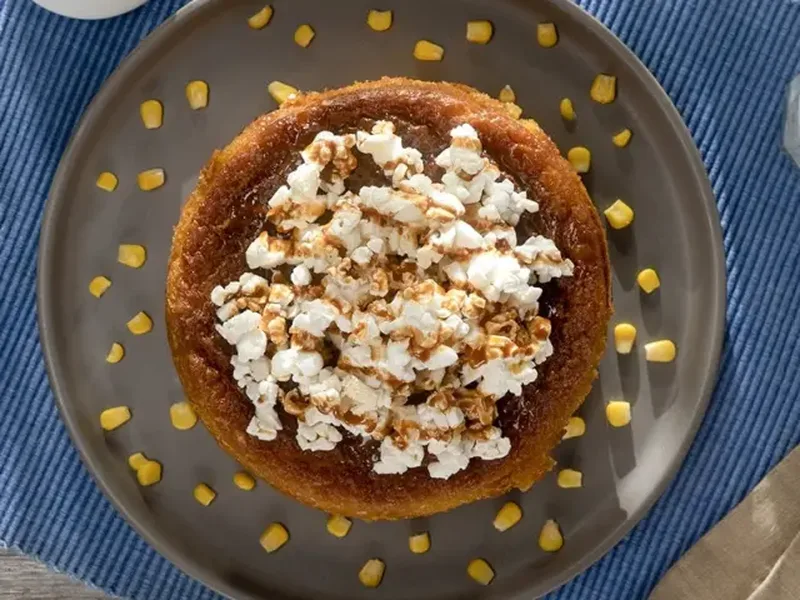 Easy Cornmeal Cake Without Flour, Butter & Eggs